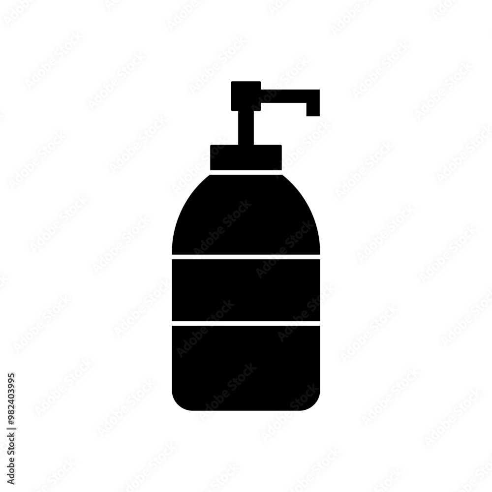 Glyph soap bottle icon Glyph soap bottle icon