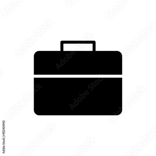 Black portfolio symbol