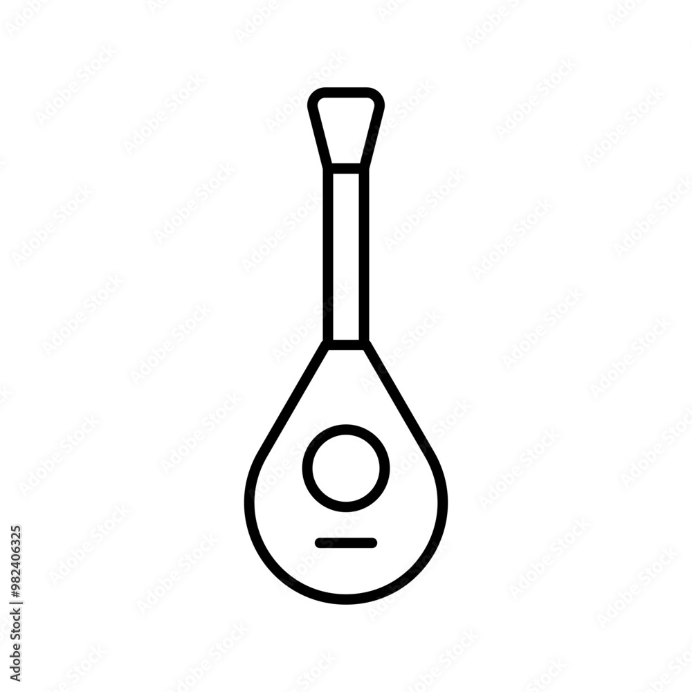Simple guitar icon Simple guitar icon