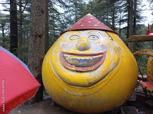 mascot in patnitop park  photo