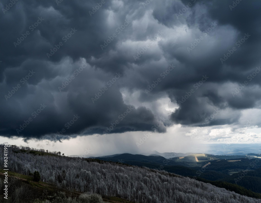 Close-Up of Dark Storm Clouds Gathering Close-Up of Dark Storm Clouds Gathering