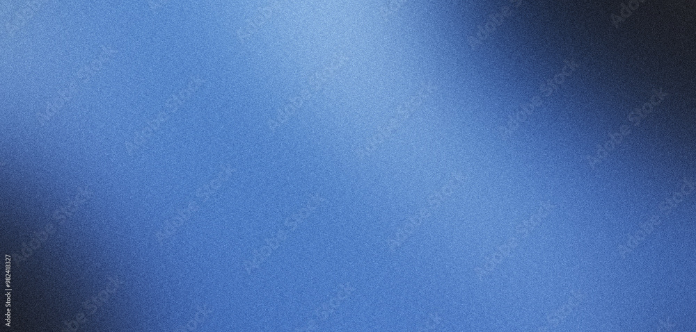Light beam crossing blue metallic grainy background Light beam crossing blue metallic grainy background