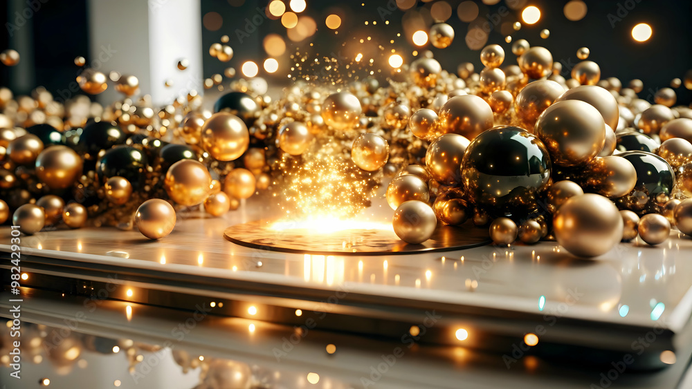 3D Glowing Abstract Art for Promotional Offers - Vibrant Digital Design with Dynamic Colors & Light Effects for E-commerce Marketing