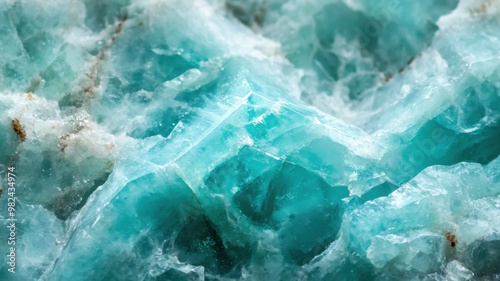 Close-up of an amazonite st...