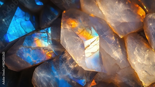 Polished moonstone capturin...