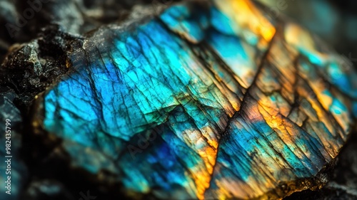 Polished labradorite showca...
