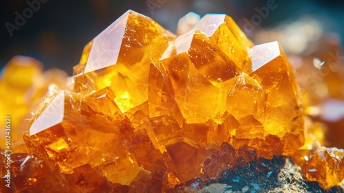 Wulfenite stone with bold o...