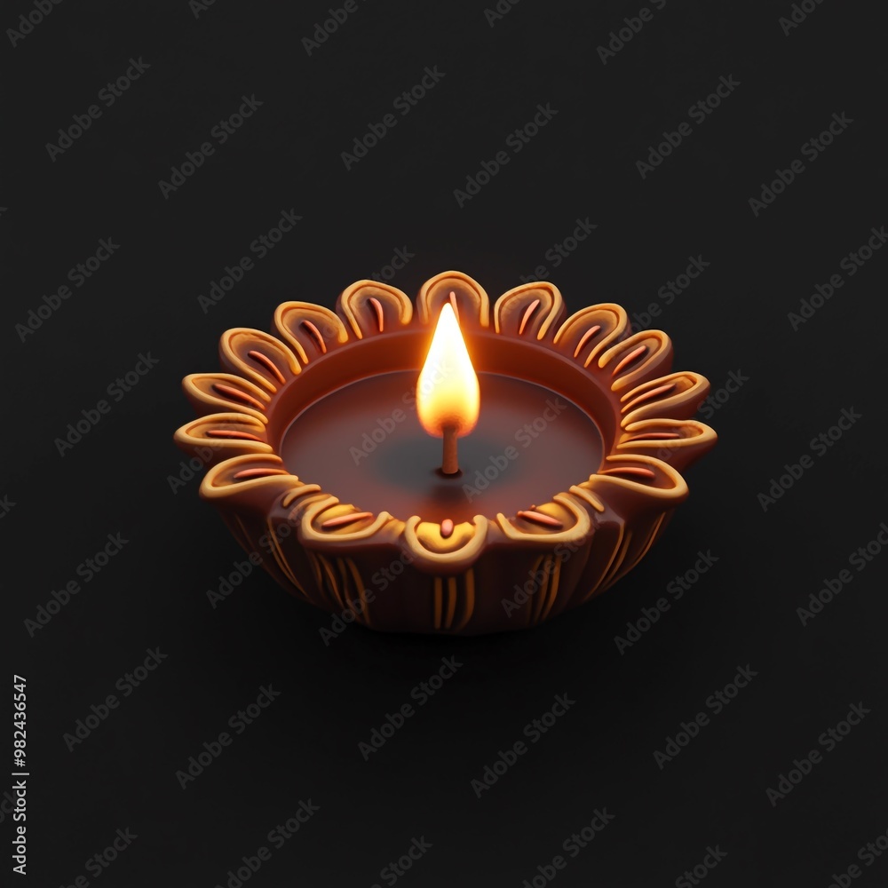3D Icon: Spectacular Fireworks Display for Diwali Illustration Logo 3D Icon: Spectacular Fireworks Display for Diwali Illustration Logo