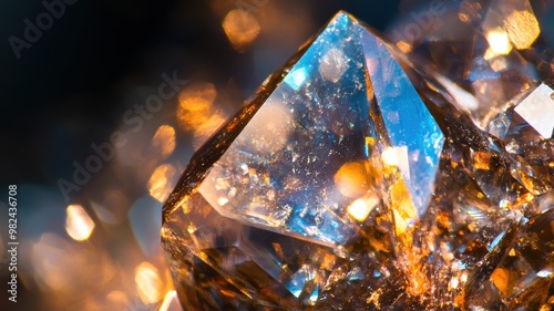 Zircon crystal with deep pu...