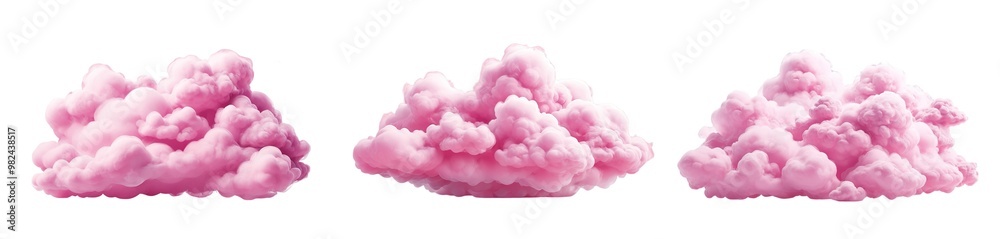 Fototapeta premium pink clouds (PNG)