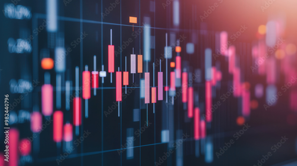 Abstract stock market visualization featuring liquidity patterns, risk fluctuation indicators, dynamic stock trends, ideal for promotional content and financial analysis. Abstract stock market visualization featuring liquidity patterns, risk fluctuation indicators, dynamic stock trends, ideal for promotional content and financial analysis.