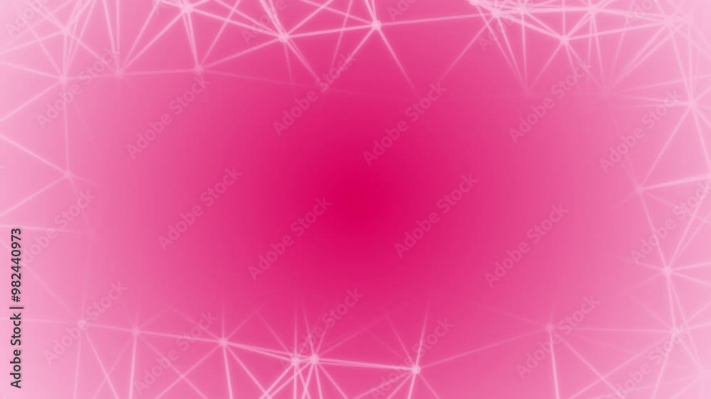 Magenta red color simple lines and dots plexus design blank space modern polygonal loop able background Magenta red color simple lines and dots plexus design blank space modern polygonal loop able background