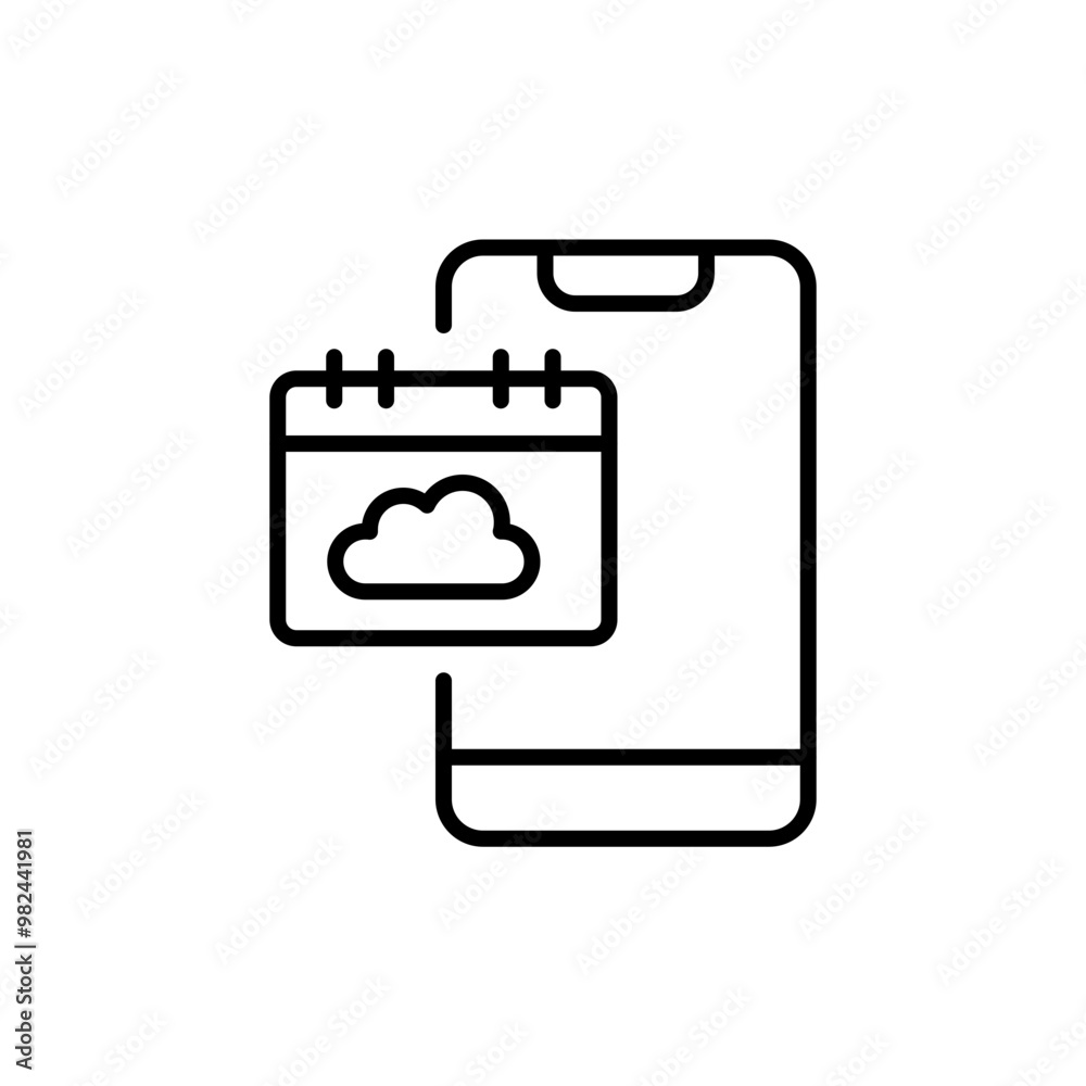Weather app outline icons, minimalist vector illustration ,simple transparent graphic element .Isolated on white background Weather app outline icons, minimalist vector illustration ,simple transparent graphic element .Isolated on white background