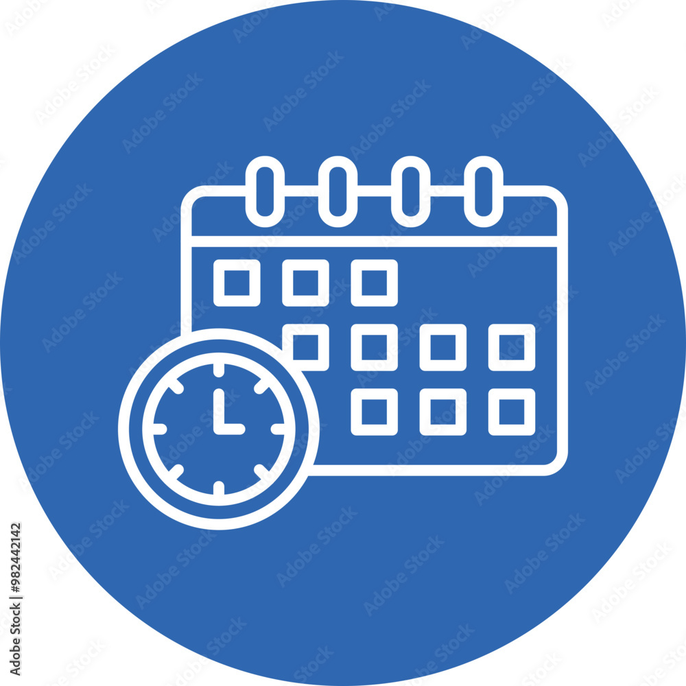 Planning Icon line circle icon