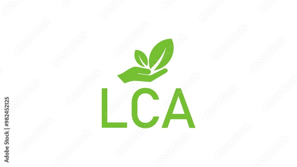 life cycle assessment sign on white background life cycle assessment sign on white background