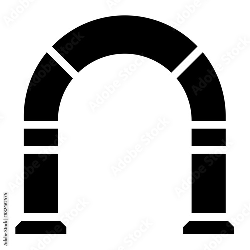 arch glyph icon
