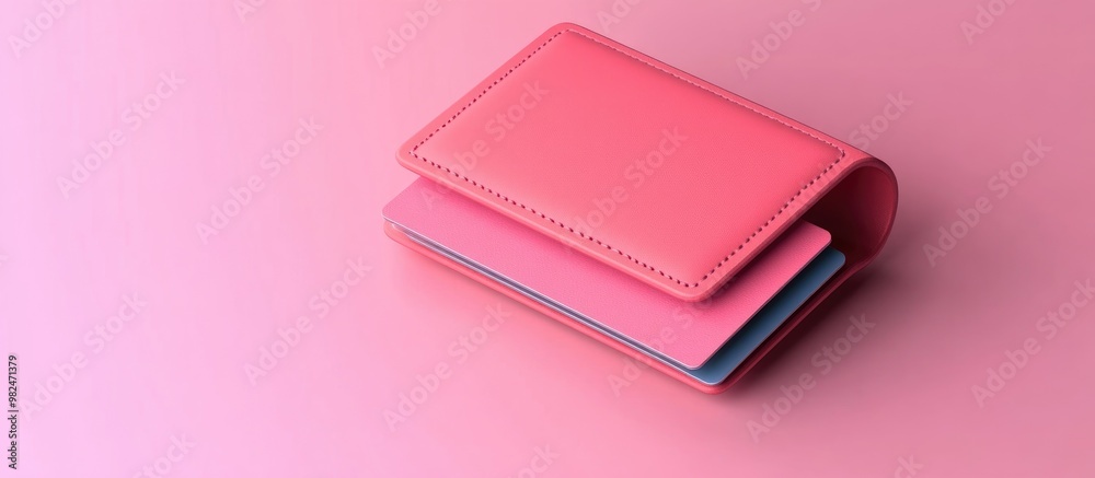3D Rendered Wallet With Credit And Debit Card Payment System 3D Rendered Wallet With Credit And Debit Card Payment System