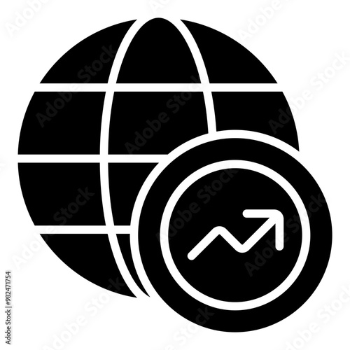 Web Traffic glyph icon