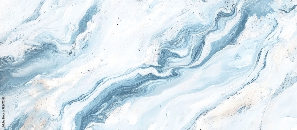 Dramatic Marble Texture Background With Intricate White And Blue Details Dramatic Marble Texture Background With Intricate White And Blue Details