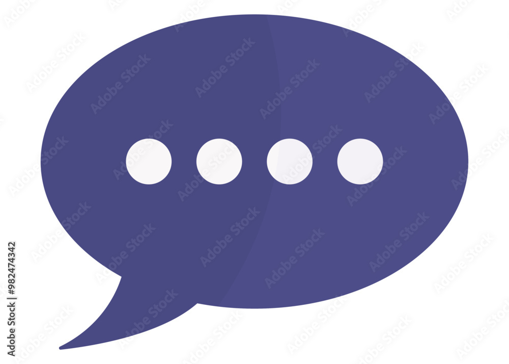 Speech bubble message flat icon isolated on white background. Speech bubble message flat icon isolated on white background.