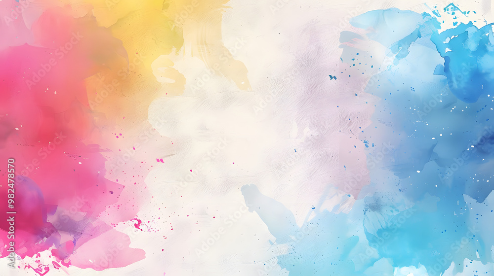 Obraz premium Digital Frame Background watercolor