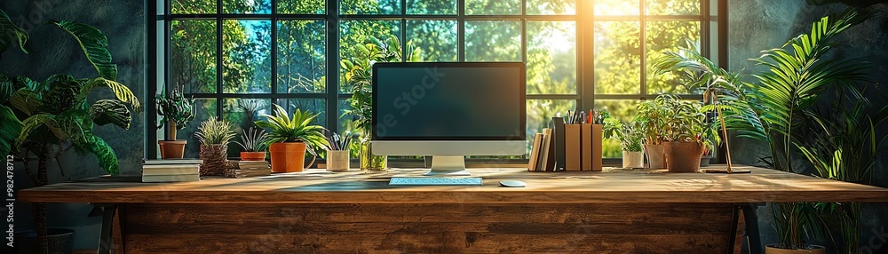 Fototapeta premium A professional office highlighting startup growth