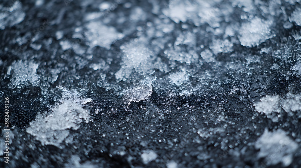 A powerful hailstorm in progress, showing a close-up view of ice pellets striking the ground and accumulating in a layer of frozen precipitation. The harsh weather conditions are evident as A powerful hailstorm in progress, showing a close-up view of ice pellets striking the ground and accumulating in a layer of frozen precipitation. The harsh weather conditions are evident as