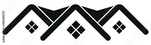 Wallpaper Mural Real estate house roof logo icon vector. Torontodigital.ca
