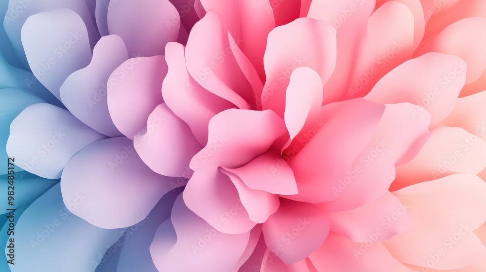 New Year 2025, vibrant floral motifs, abstract flowers, soft pastel hues, botanical elegance, delicate and captivating, 3D illustration, Copy for text, no text, no logo New Year 2025, vibrant floral motifs, abstract flowers, soft pastel hues, botanical elegance, delicate and captivating, 3D illustration, Copy for text, no text, no logo
