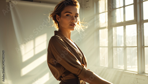 Fashion Portrait of a Model in Soft Natural Light