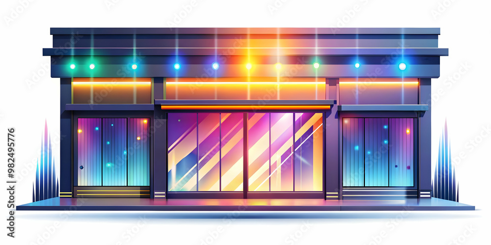 Vibrant Flat Glowing Retail Art with Dynamic Light Effects - Modern Abstract Digital Design for Energetic Business Promotions and Sales Advertising Vibrant Flat Glowing Retail Art with Dynamic Light Effects - Modern Abstract Digital Design for Energetic Business Promotions and Sales Advertising