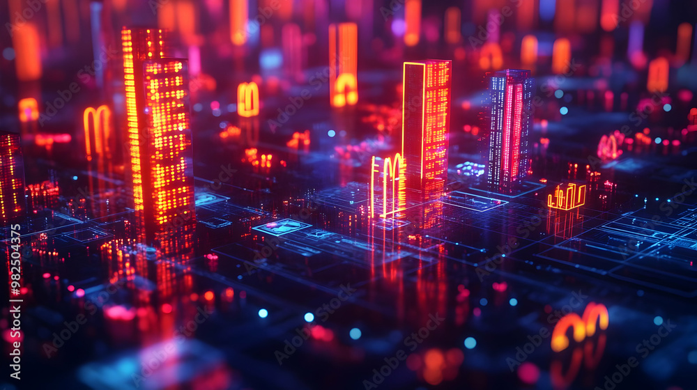 3D Glowing Abstract Cash Acquisition with Digital Assets Icons - Corporate Acquisitions & Financial Transactions Design on White Background 3D Glowing Abstract Cash Acquisition with Digital Assets Icons - Corporate Acquisitions & Financial Transactions Design on White Background