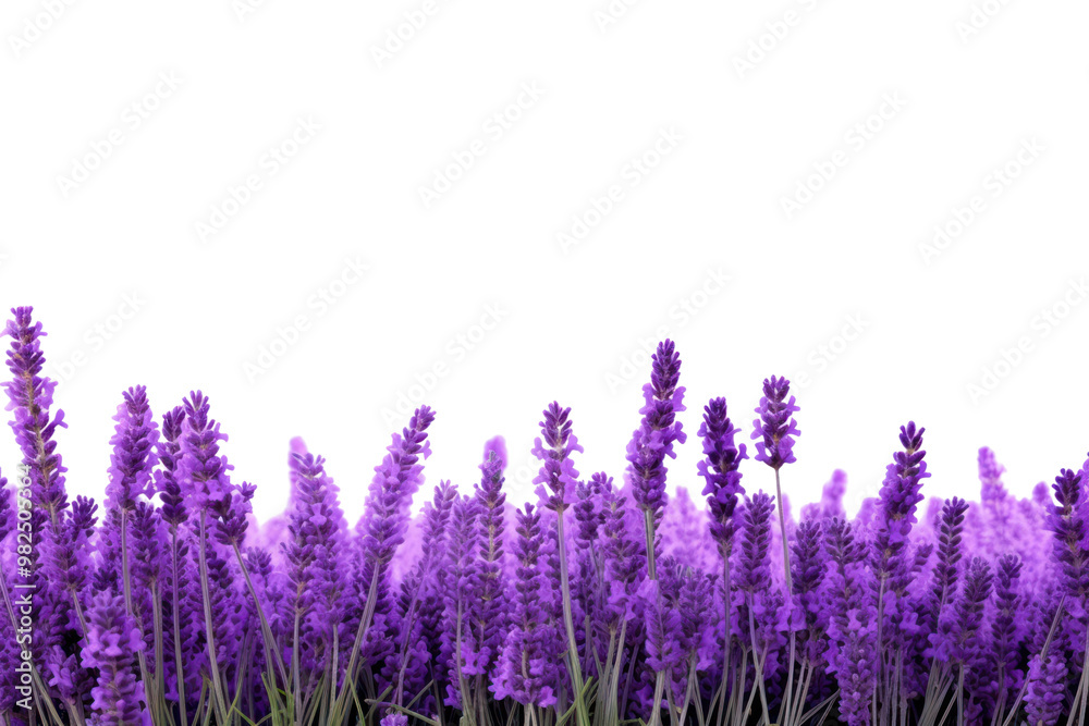 Naklejka premium PNG Lavender field backgrounds blossom flower.