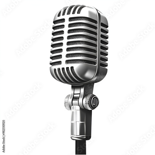 vector art of a microphone, PNG, white background, solid white background


