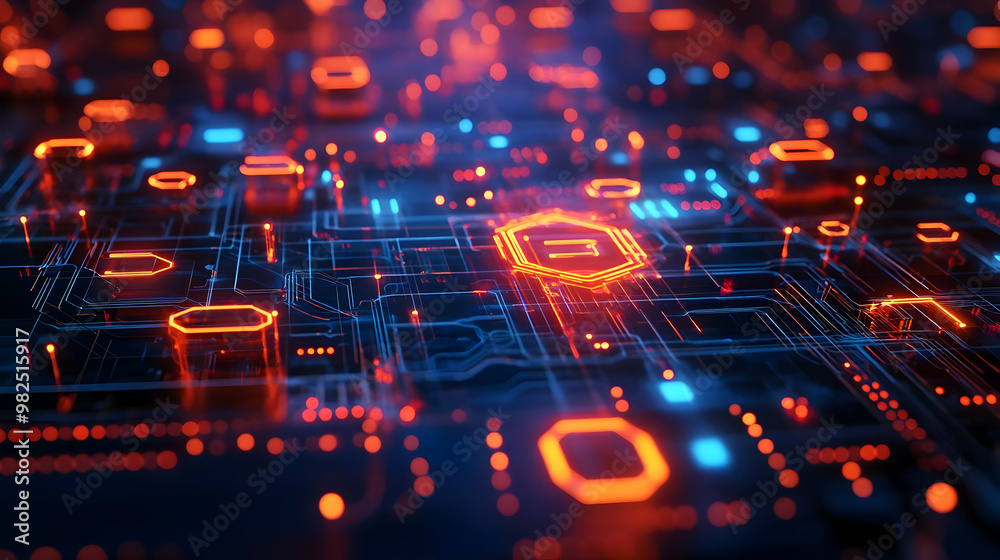 3D Glowing Abstract Acquisition Art with Digital Network Symbols for Corporate Mergers and Financial Marketing Campaigns 3D Glowing Abstract Acquisition Art with Digital Network Symbols for Corporate Mergers and Financial Marketing Campaigns