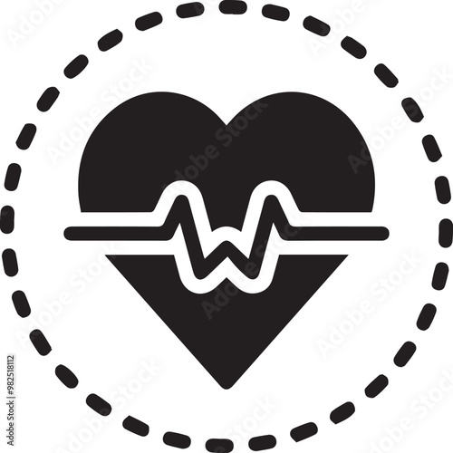 Love icon symbol vector image illustration
