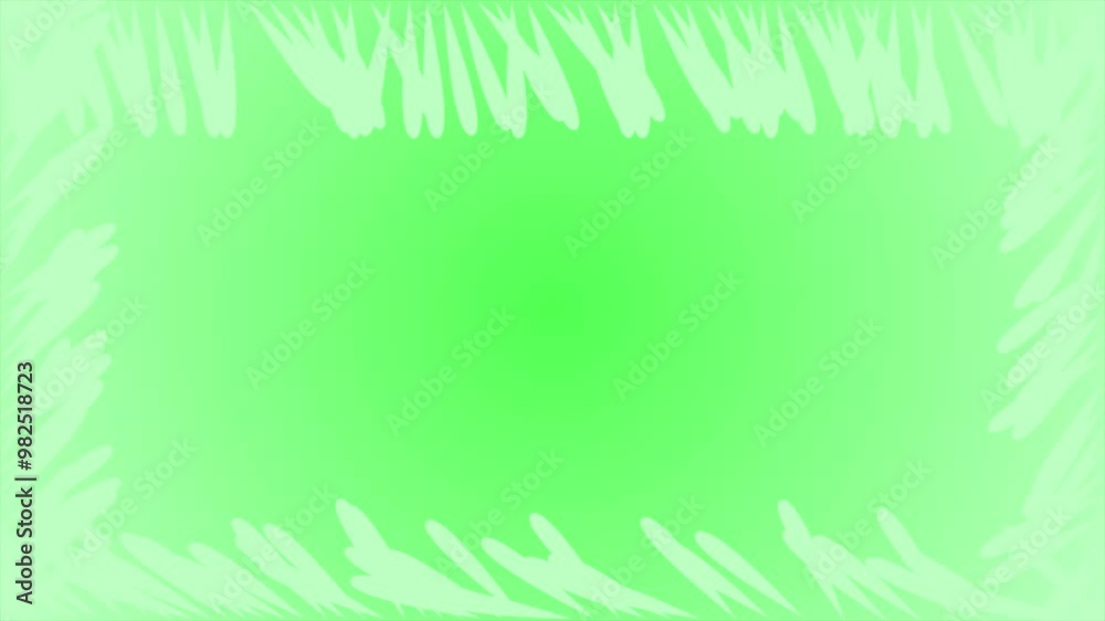 Green color slowly moving flower petals with blank space modern design background Green color slowly moving flower petals with blank space modern design background