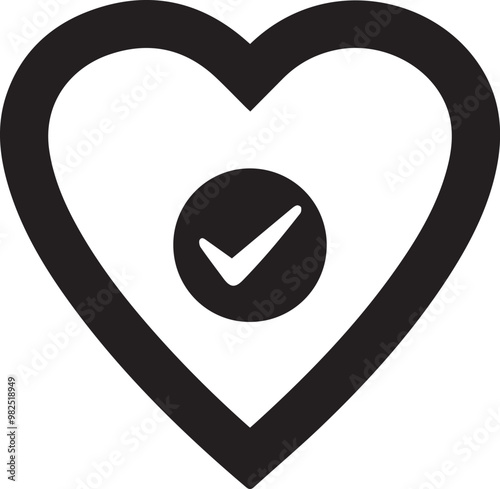 Love icon symbol vector image illustration
