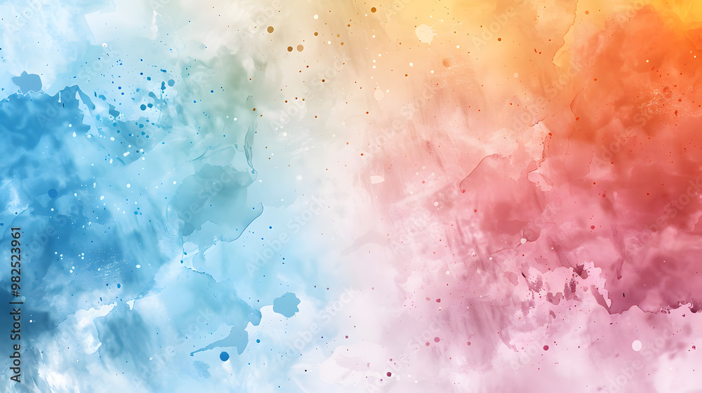 Obraz premium Medium Frame Background watercolor