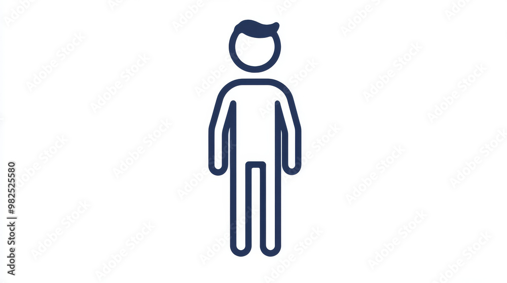 A simple line drawing of a person. It's a basic icon that represents a person. A simple line drawing of a person. It's a basic icon that represents a person.