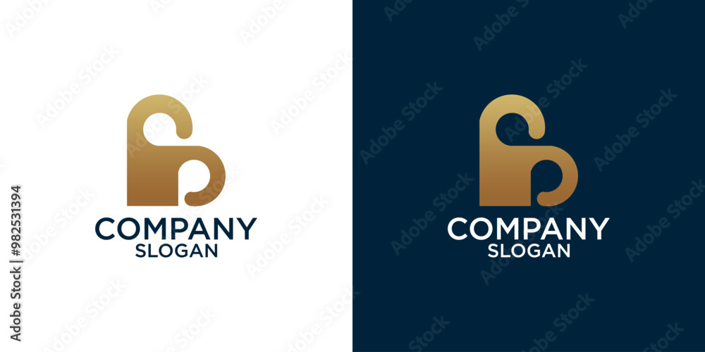 initial b abstract monogram logo vector design initial b abstract monogram logo vector design