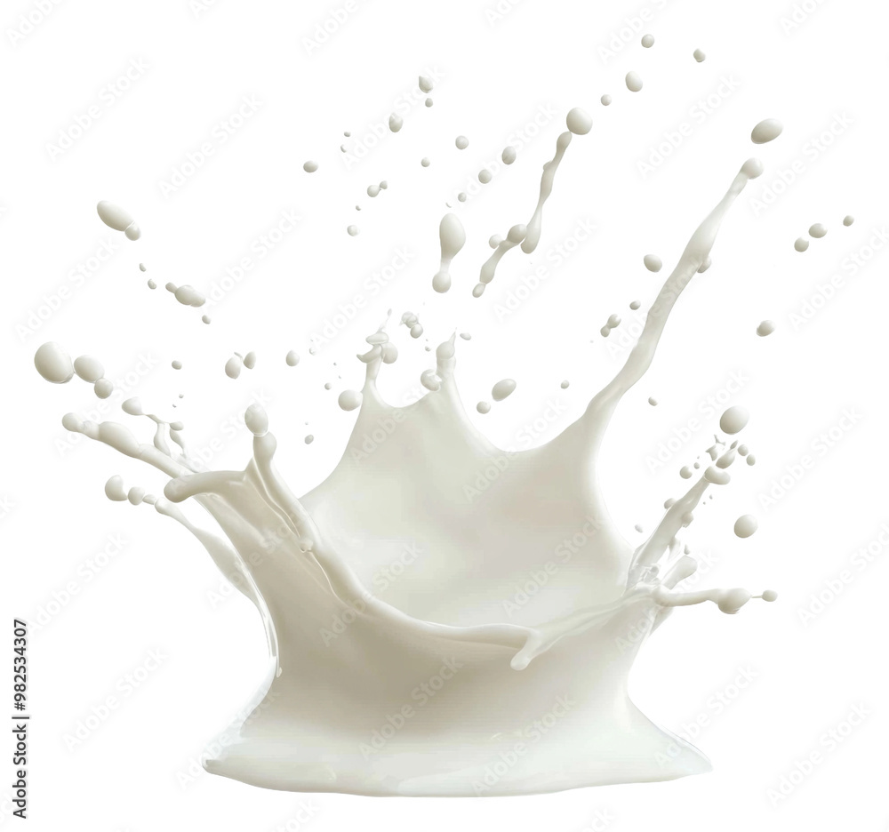 PNG Milk splash against a white backdrop in a kitchen PNG Milk splash against a white backdrop in a kitchen