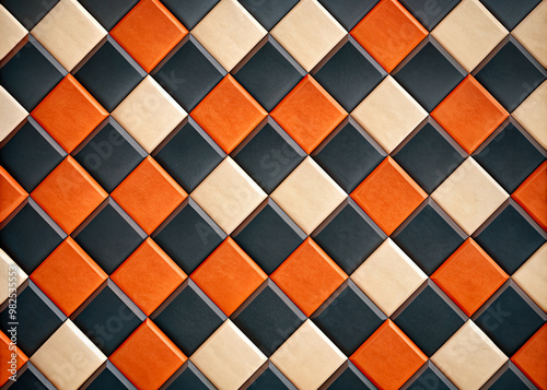 red and black checkered pattern