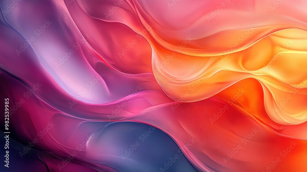 Obraz premium Abstract Colorful Waves