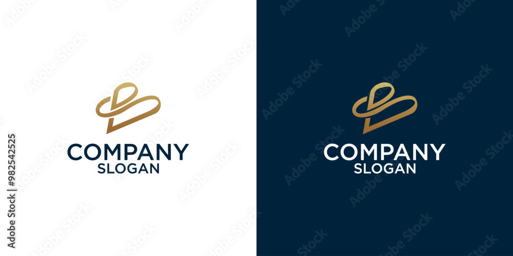 Obraz premium initial b abstract monogram logo vector design
