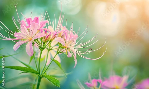 Detailed Shot of Pink Flowers Against a Soft Bokeh Background