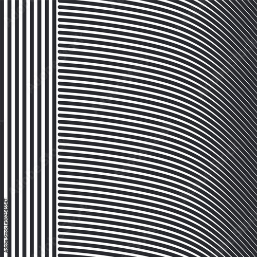 Striped texture with slanted mass or surface.
