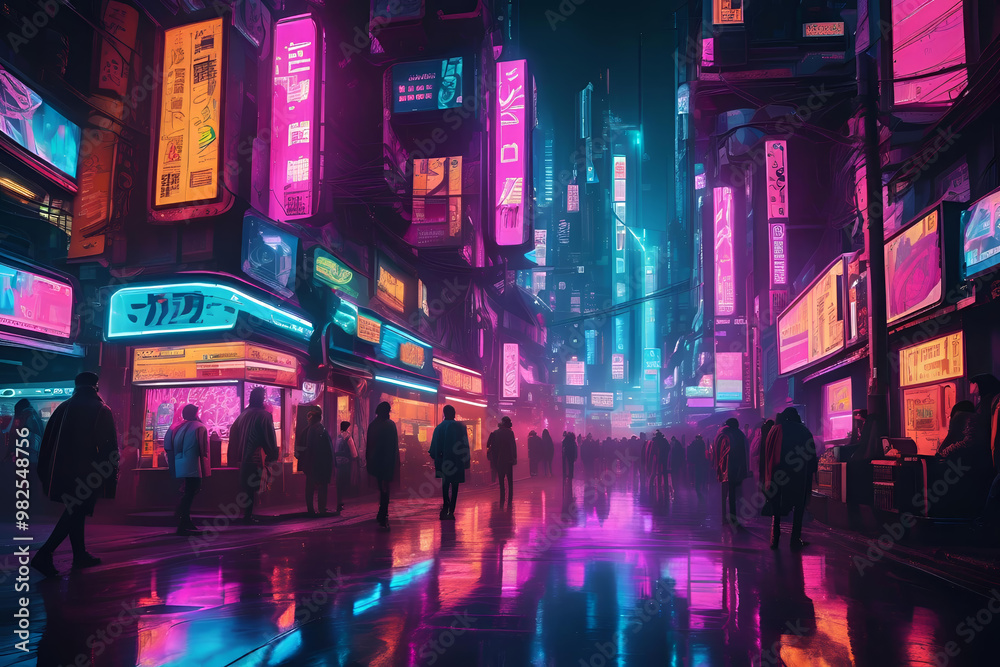 Cities filled with alien technology Cities filled with alien technology