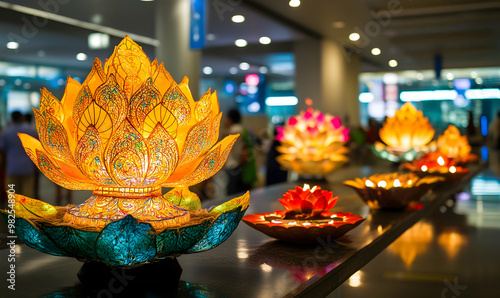 Diwali is a Hindu festival of lights, symbolizing the victory of light photo