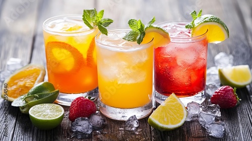 Beverage menu in party and celebration event. For refreshment and happiness.